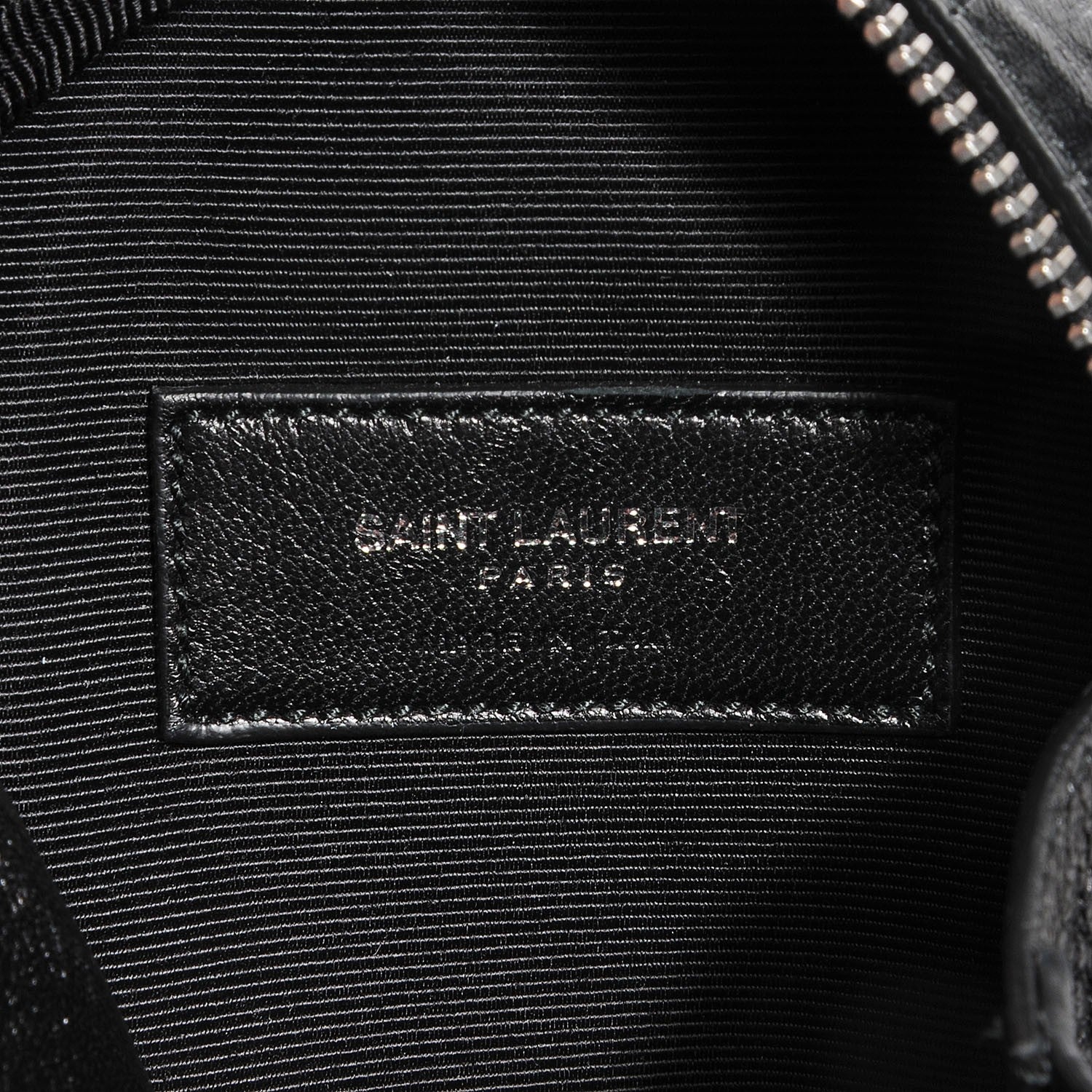 Saint Laurent Bubble Croc-Effect Leather Small Crossbody Black 7 of 8