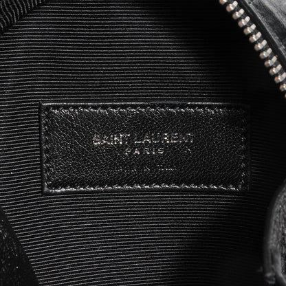 Saint Laurent Bubble Croc-Effect Leather Small Crossbody Black 7 of 8