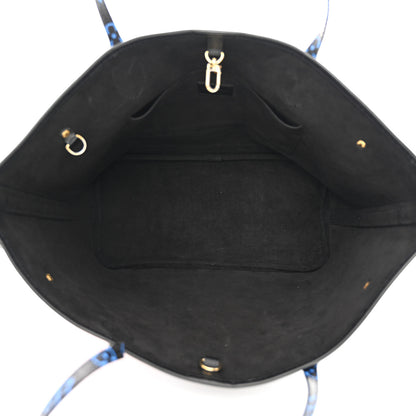 Louis Vuitton Damier Race Neverfull MM Noir Rouge 6 of 16