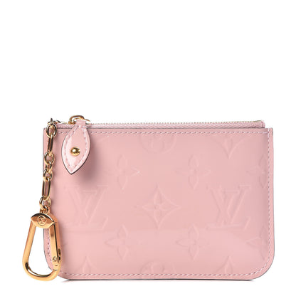 Louis Vuitton Vernis Key Pouch Rose Ballerine 1 of 7