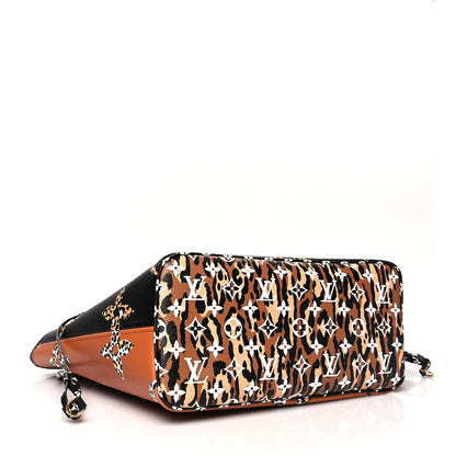 Louis Vuitton Monogram Giant Jungle Neverfull MM Black 6 of 12