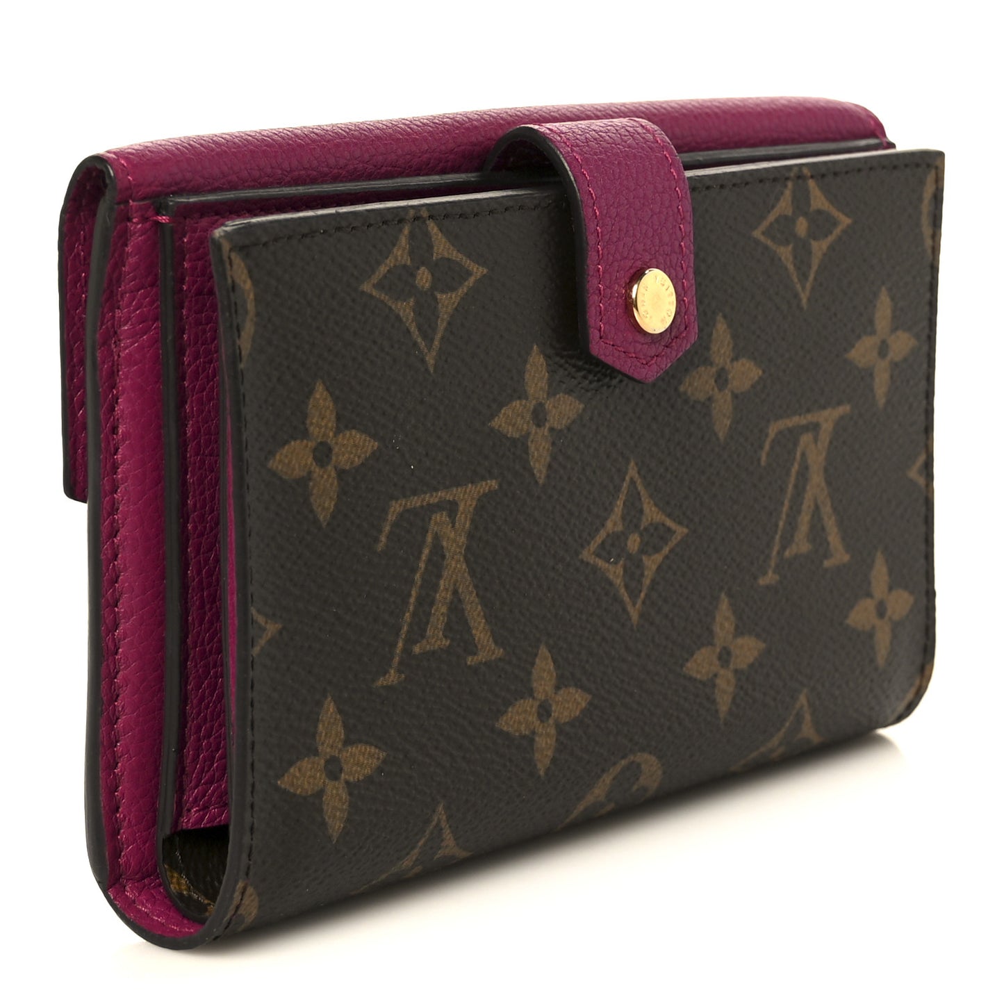 Monogram Pallas Compact Wallet Fushia