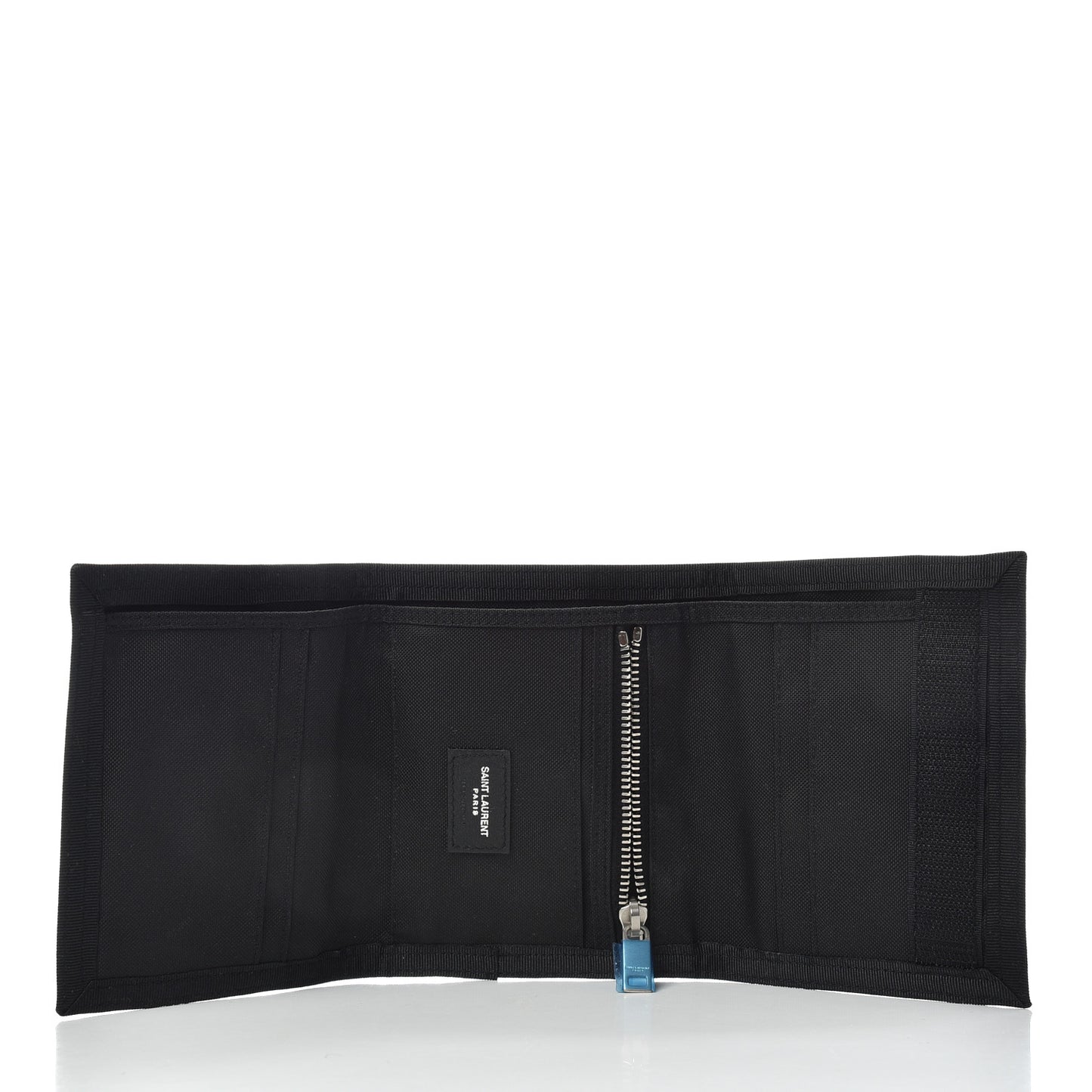 Nylon Constellation Print Tiny Buffalo Wallet Black