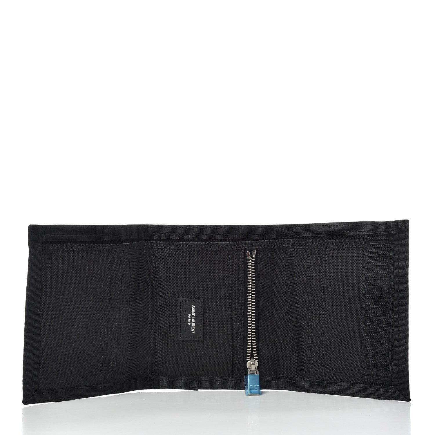 Saint Laurent Nylon Constellation Print Tiny Buffalo Wallet Black 5 of 6