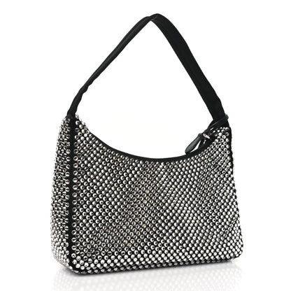 Prada Satin Crystal Mini Re-Edition 2000 Bag Cristal 3 of 9