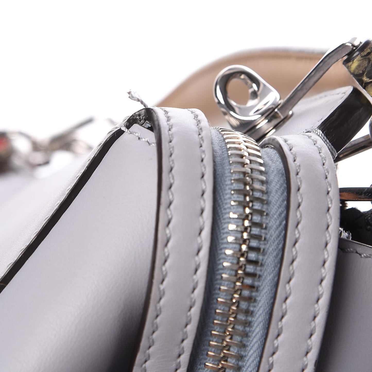 Vitello Baltico Dolce Elaphe DotCom Satchel Ardesia Grano Multicolor