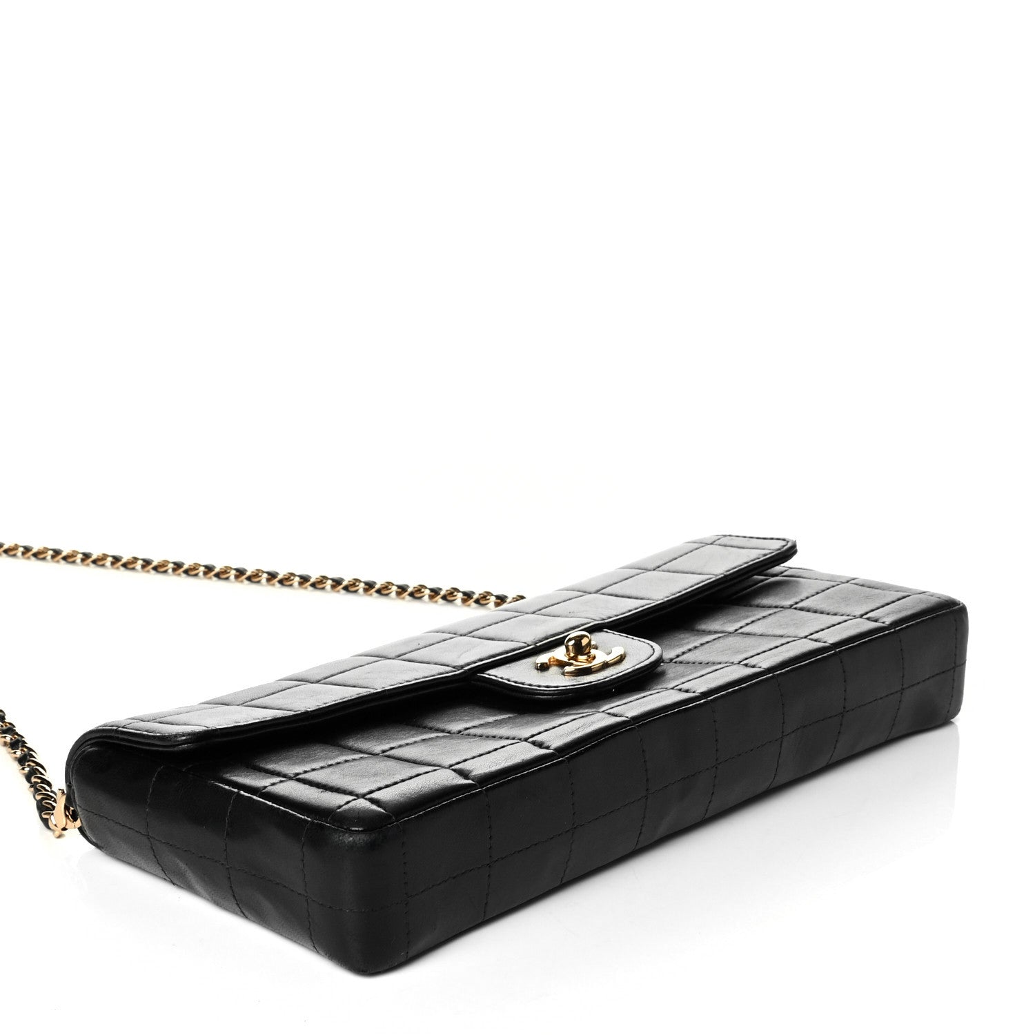 Chanel Lambskin East West Chocolate Bar Flap Black 3 of 8