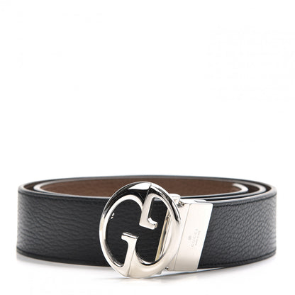 Gucci Calfskin 1973 Reversible Belt 105 42 Black Brown 1 of 5