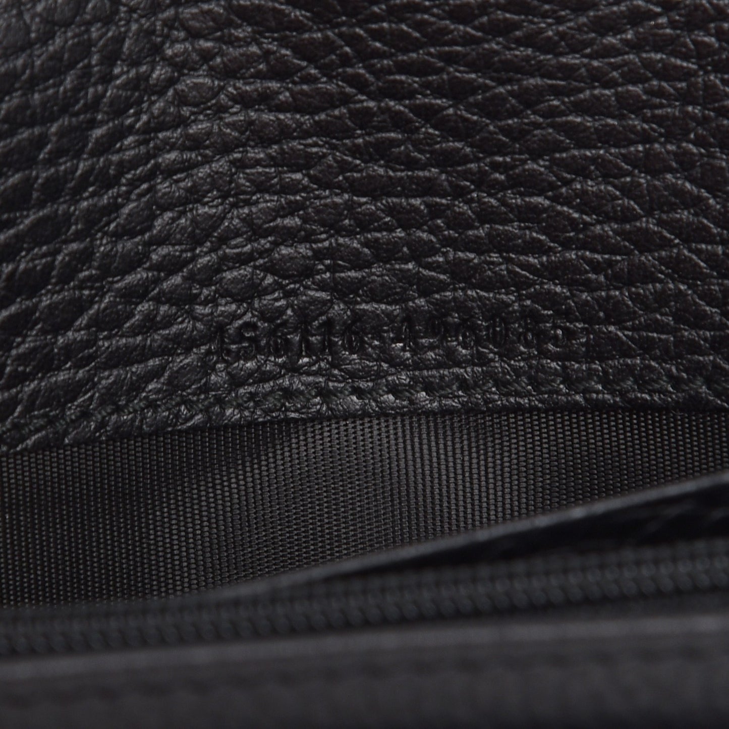 Dollar Calfskin GG Marmont Continental Wallet Black