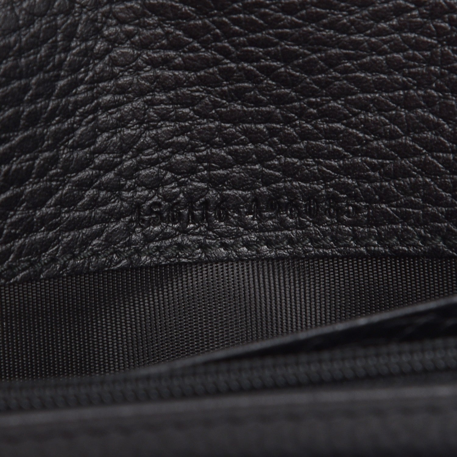 Gucci Dollar Calfskin GG Marmont Continental Wallet Black 7 of 8