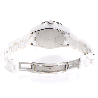 Chanel Stainless Steel Ceramic 38mm J12 Automatic Watch White 3 of 5