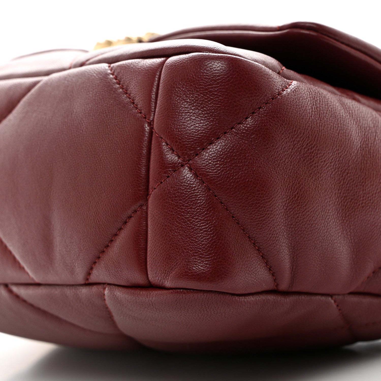 Chanel Lambskin Quilted Medium Chanel 19 Flap Marron 10 of 11