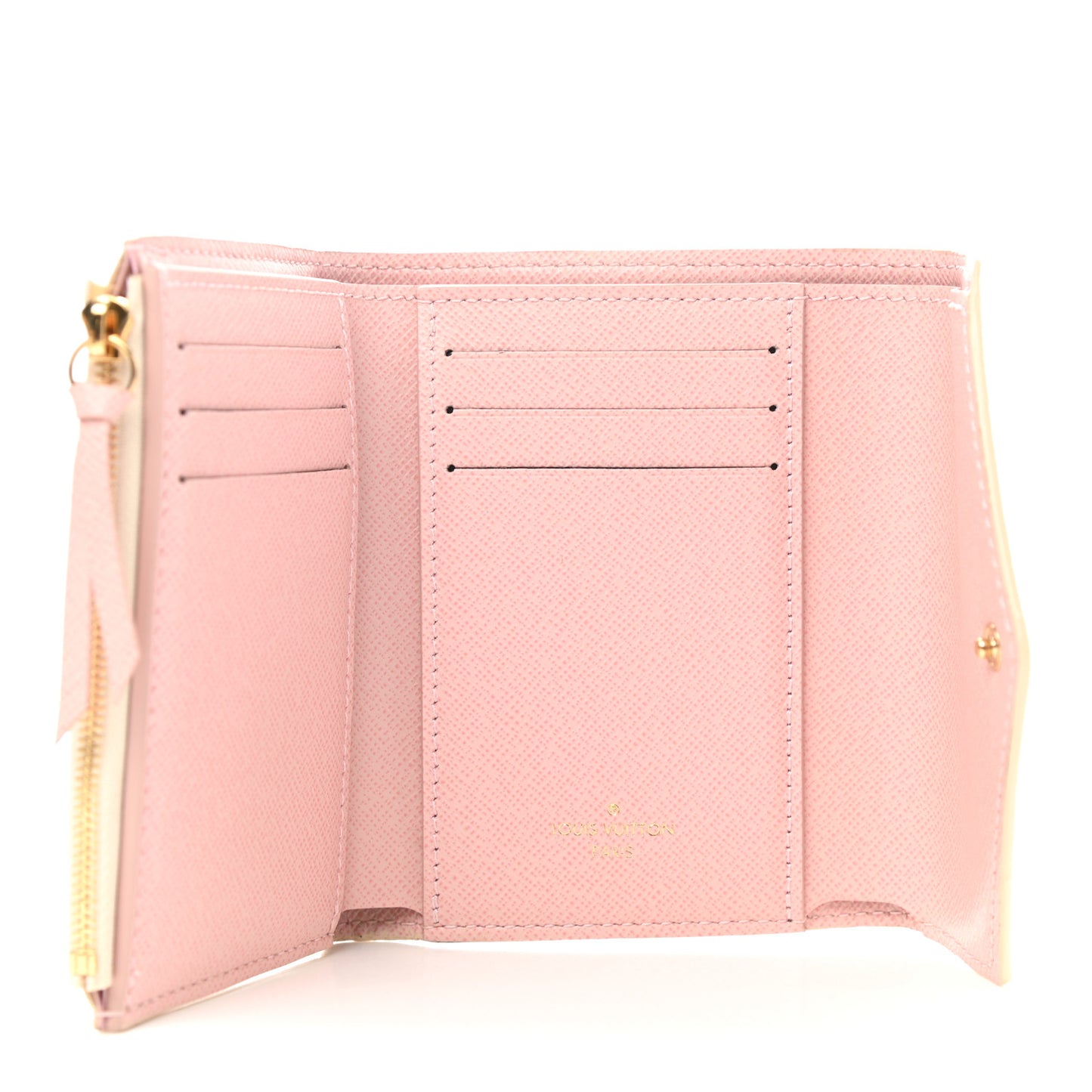 Damier Azur Victorine Wallet Rose Ballerine