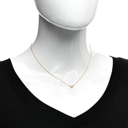 Tiffany 18K Yellow Gold Diamond .21ct Elsa Peretti Diamonds by the Yard Pendant Necklace 2 of 4