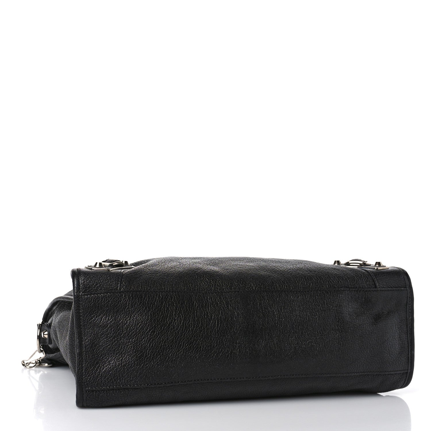 Balenciaga Chevre Silver Metallic Edge Hardware City Black 4 of 8