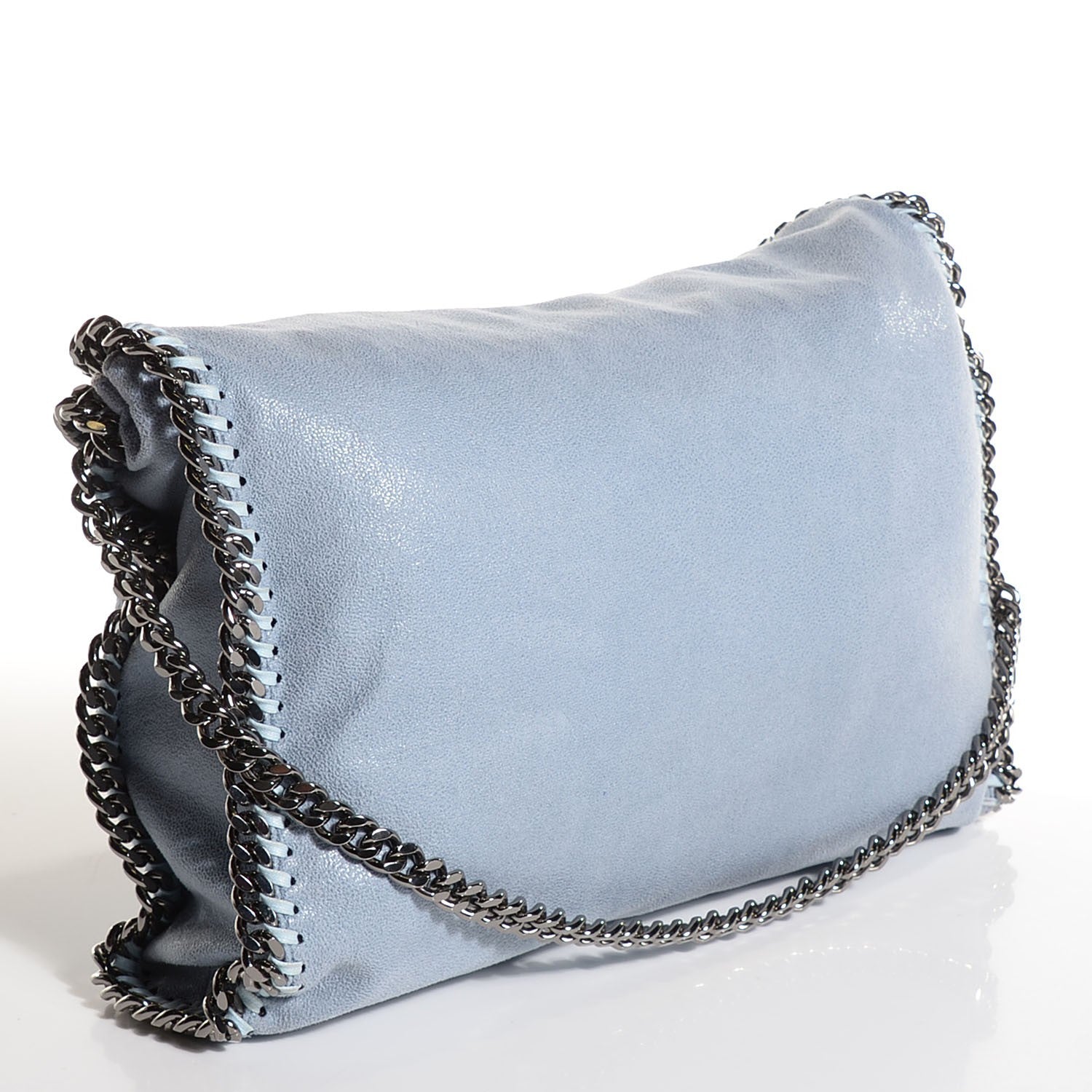 Stella McCartney Shaggy Deer Small Falabella Tote Duck Blue 3 of 7