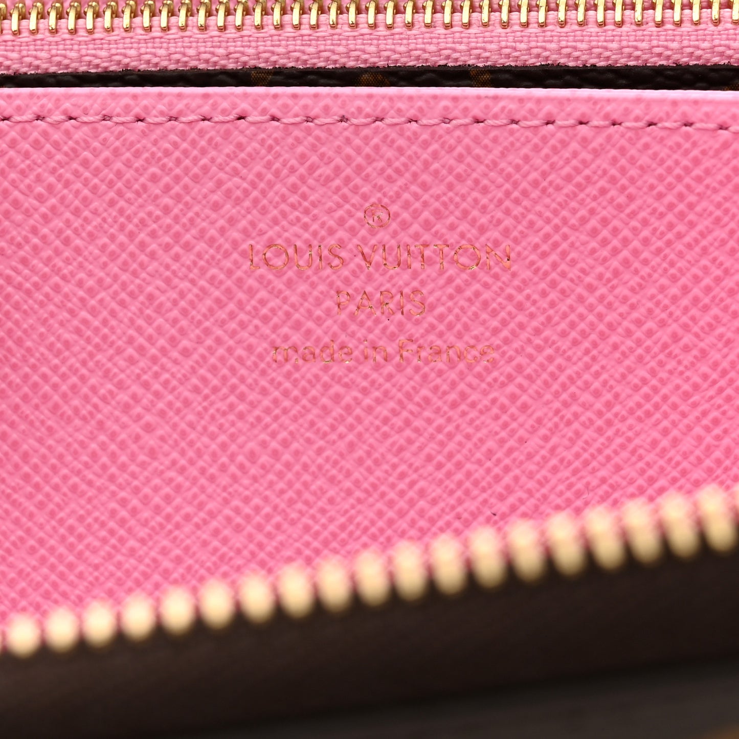 Monogram 2022 Christmas Animation Paris Zippy Wallet Pink