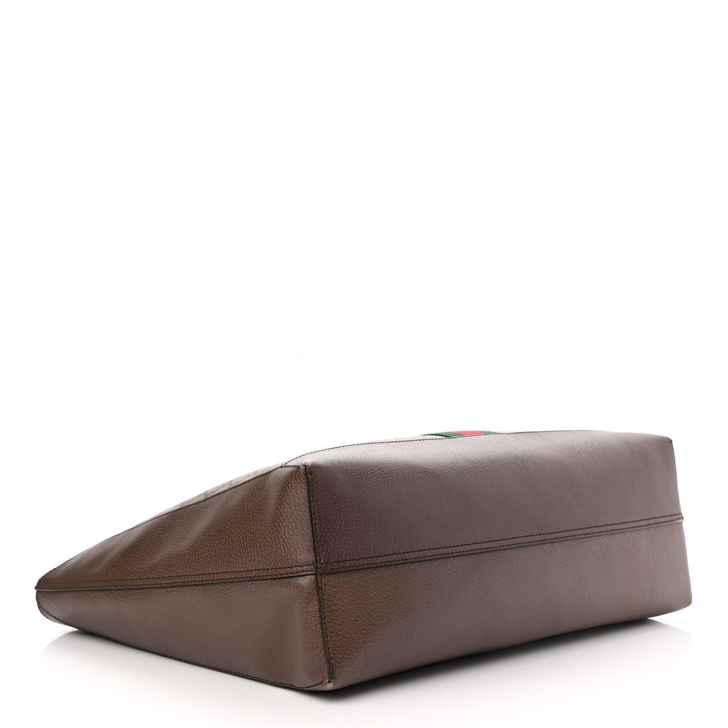 GG Supreme Monogram Web Ophidia Tote Brown
