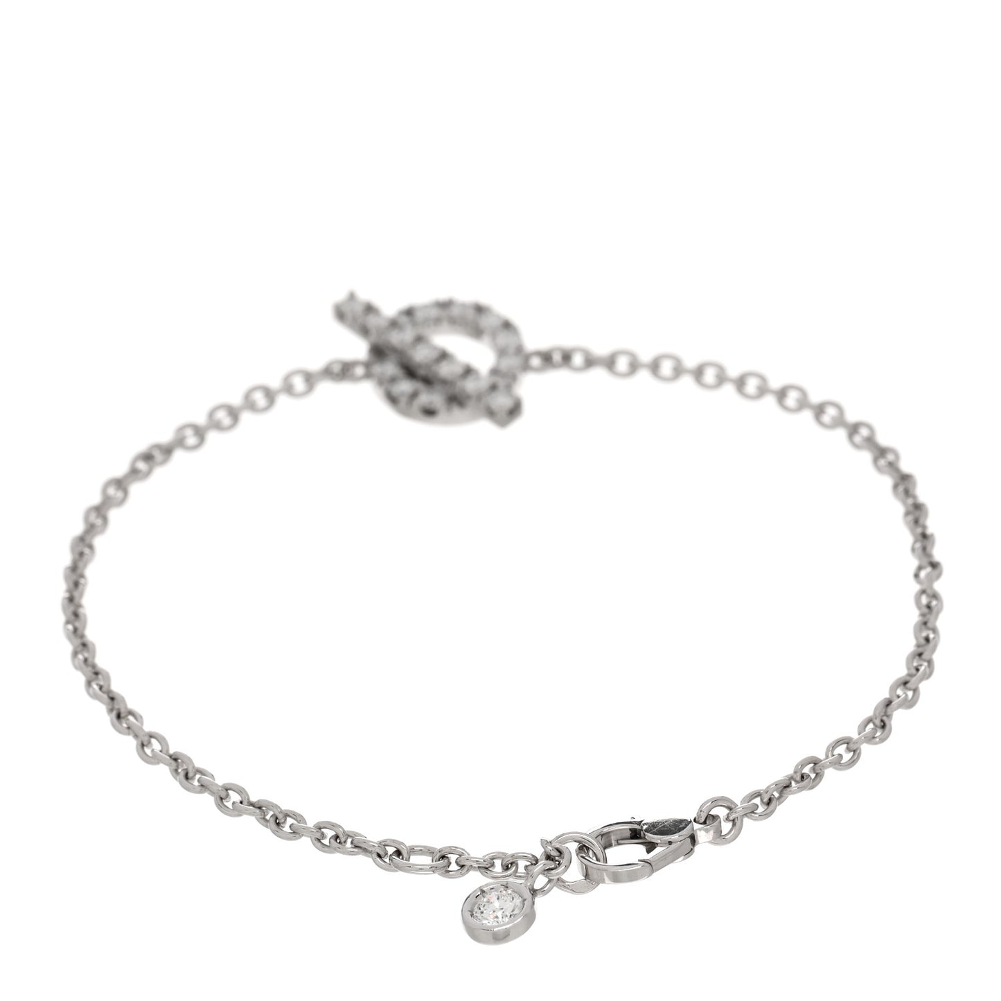 18K White Gold Diamond Finesse Bracelet SH