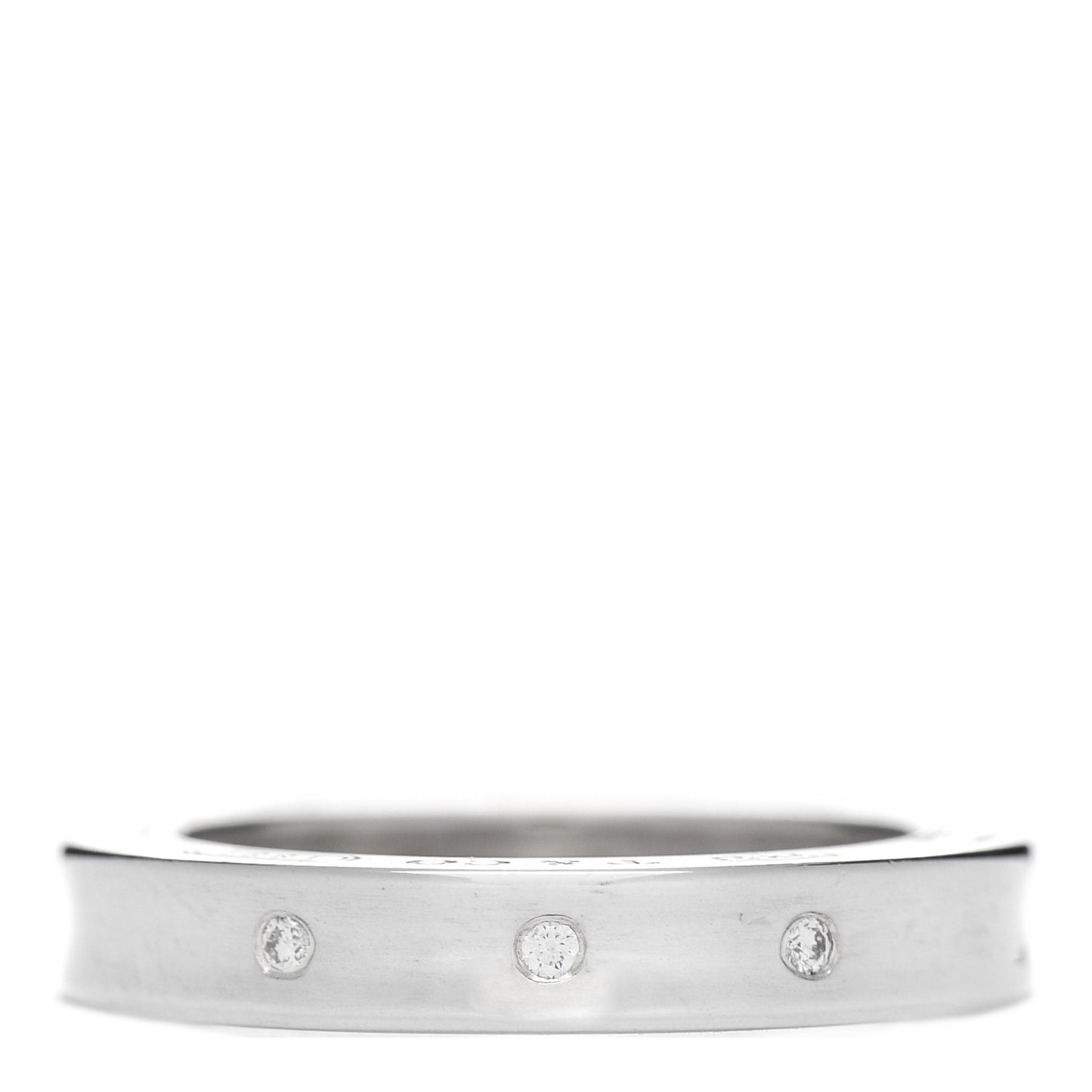 Sterling Silver 3 Diamond 1837 Ring 48 4.5