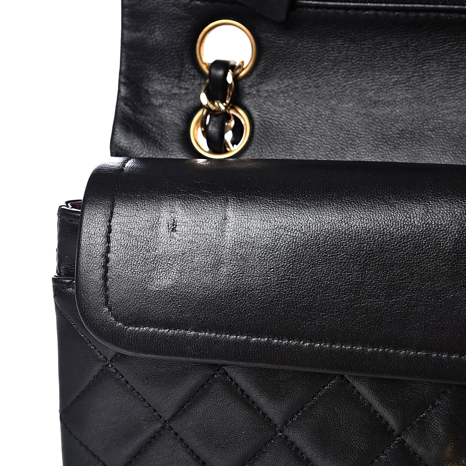 Chanel Lambskin Quilted Small Double Flap Black 11 of 12