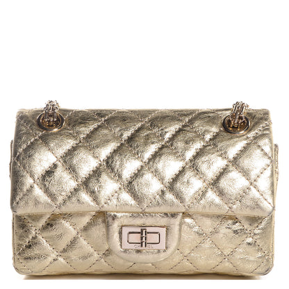 Chanel Aged Calfskin 2.55 Reissue 224 Flap Gold 1 of 8
