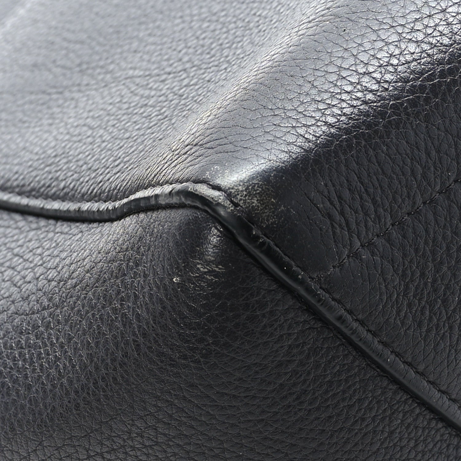 Celine Soft Grained Calfskin Sangle Bucket Bag Grey 9 of 10