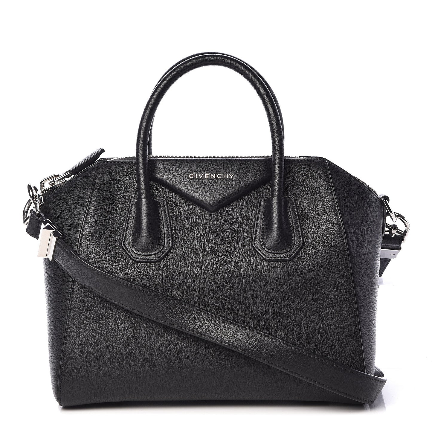 Sugar Goatskin Small Antigona Black