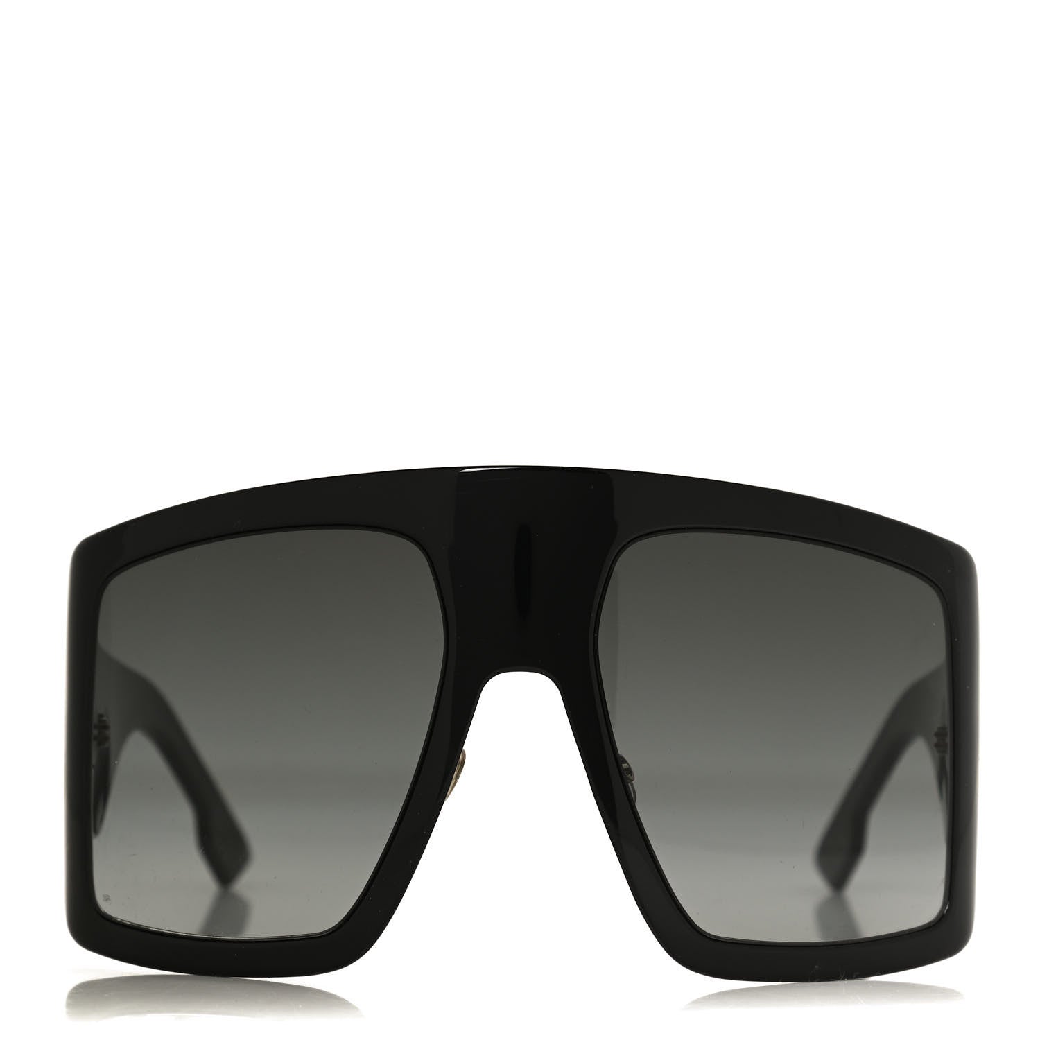 Christian Dior Acetate DiorSo Light 1 Shield Sunglasses Black 2 of 8