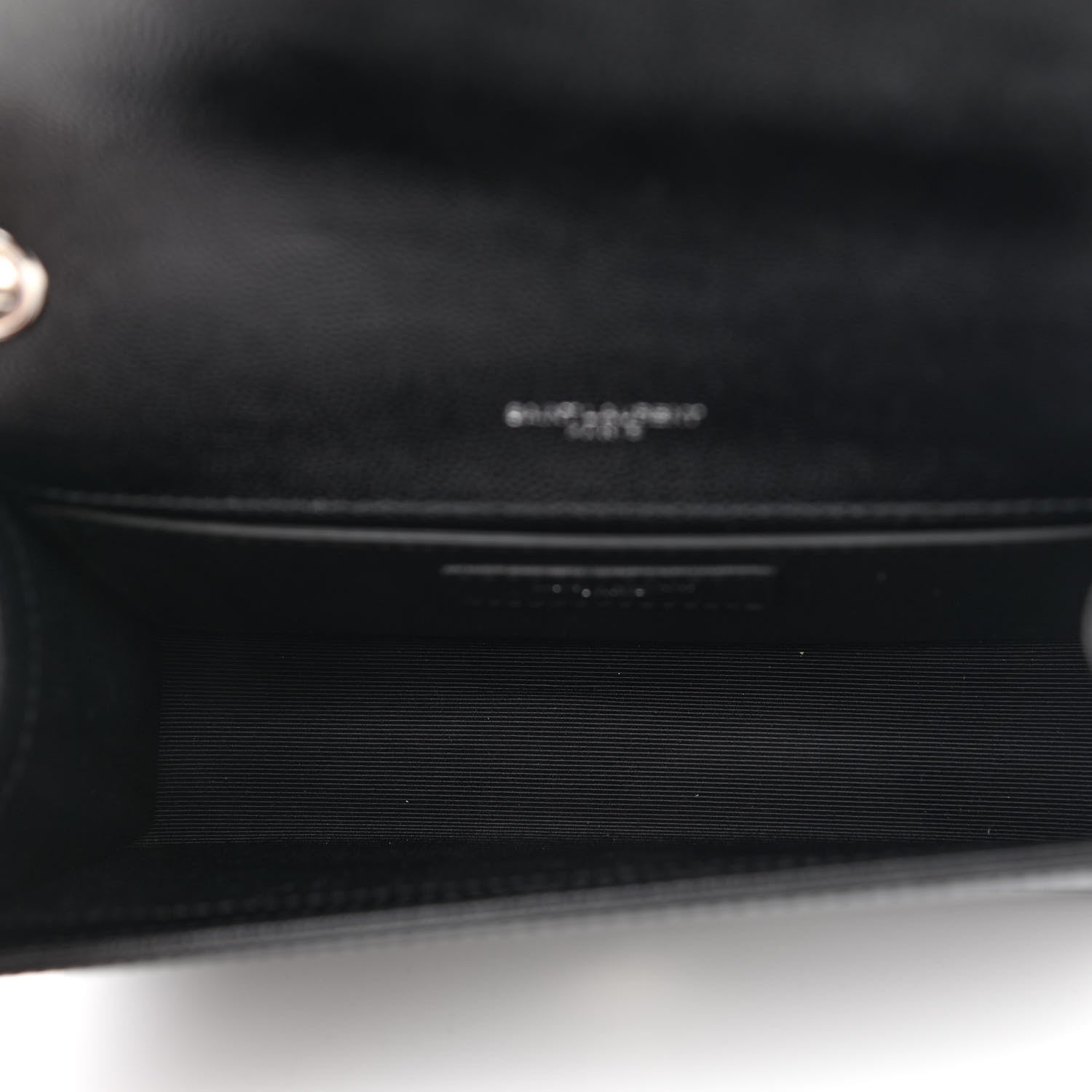 Saint Laurent Grain De Poudre Small Monogram Kate Satchel Black 5 of 10