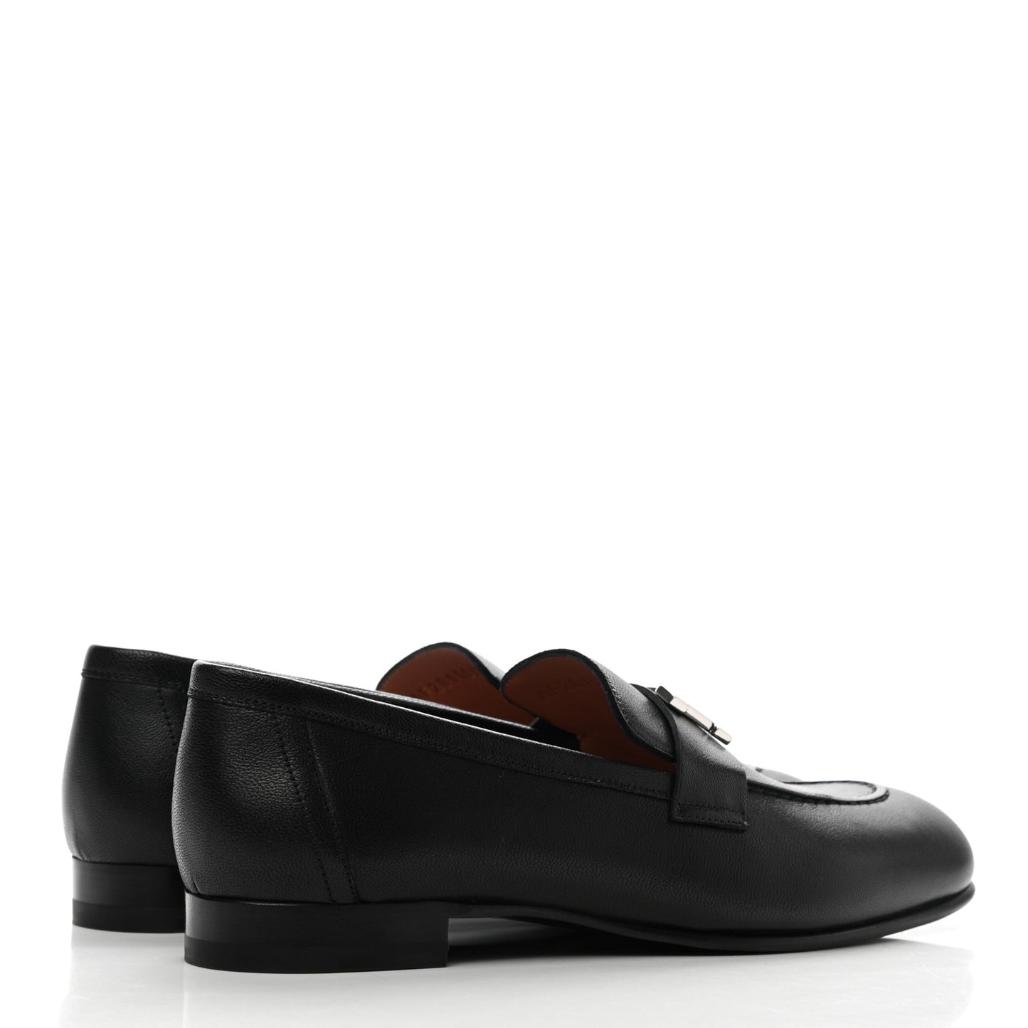 Goatskin Womens Paris Loafers 36.5 Black