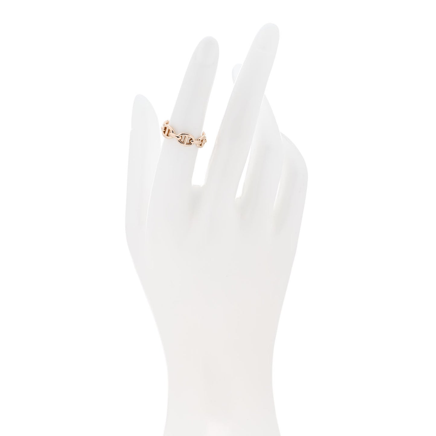 18K Rose Gold PM Chaine d'Ancre Enchainee Ring 51 5.75
