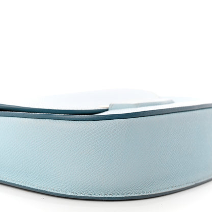 Celine Grained Calfskin Small Trotteur Pale Blue 9 of 11