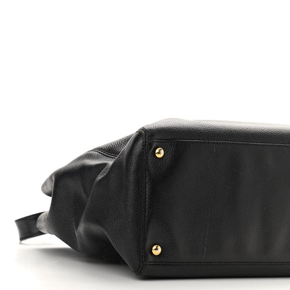 Chanel Caviar Cerf Executive Shopper Tote Black 8 of 10