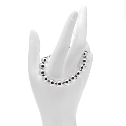 Tiffany Sterling Silver 10mm HardWear Ball Bracelet 2 of 5