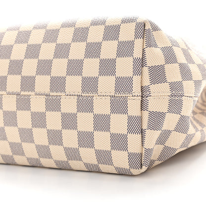Louis Vuitton Damier Azur Graceful MM Rose Ballerine 10 of 12