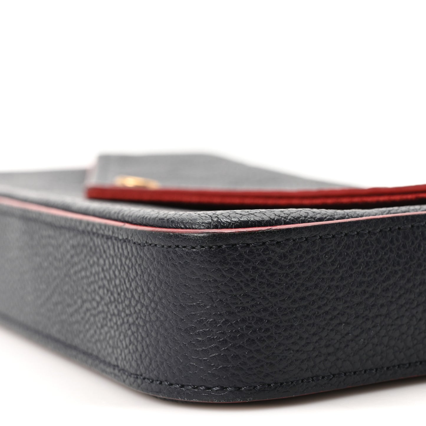 Empreinte Pochette Felicie Chain Wallet Marine Rouge