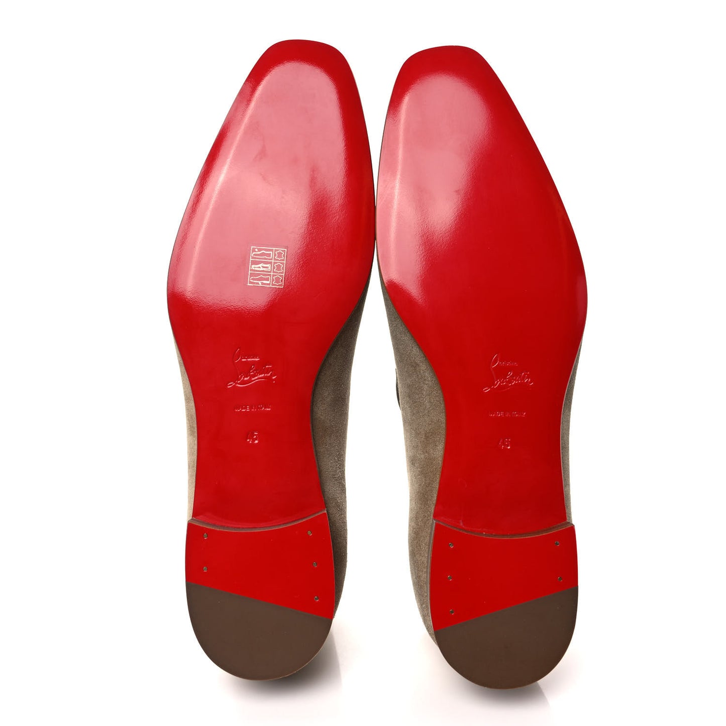 Veau Velours Mens Dandelion Flat Loafers 45 Champignon