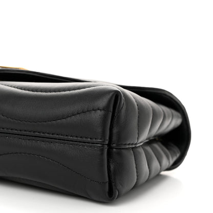 Louis Vuitton Calfskin New Wave Chain Bag MM NM Black 9 of 11
