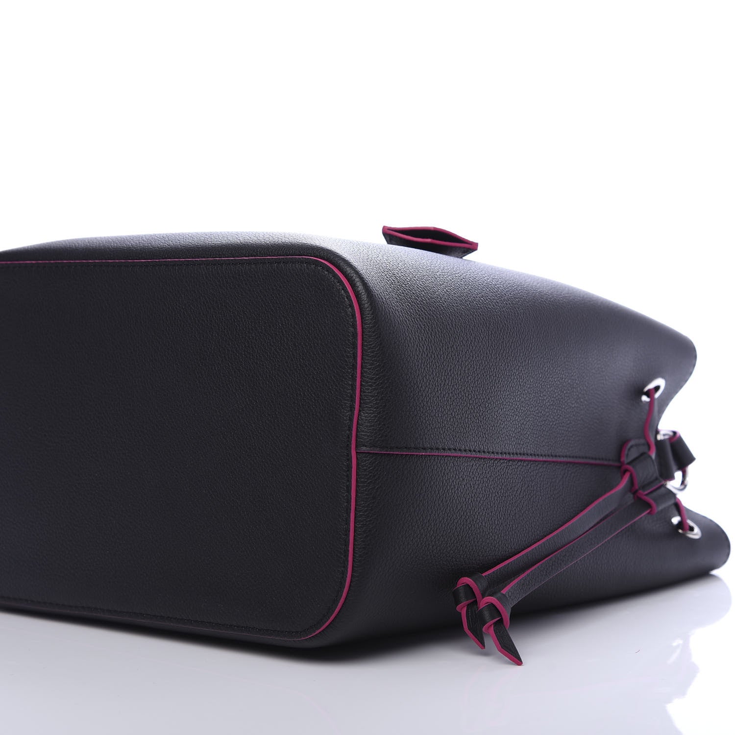 Louis Vuitton Calfskin Lockme Bucket Black 9 of 11