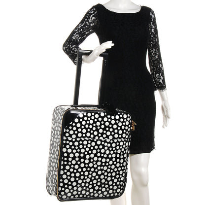 Louis Vuitton Vernis Kusama Infinity Dots Pegase Suitcase 45 Black 2 of 9