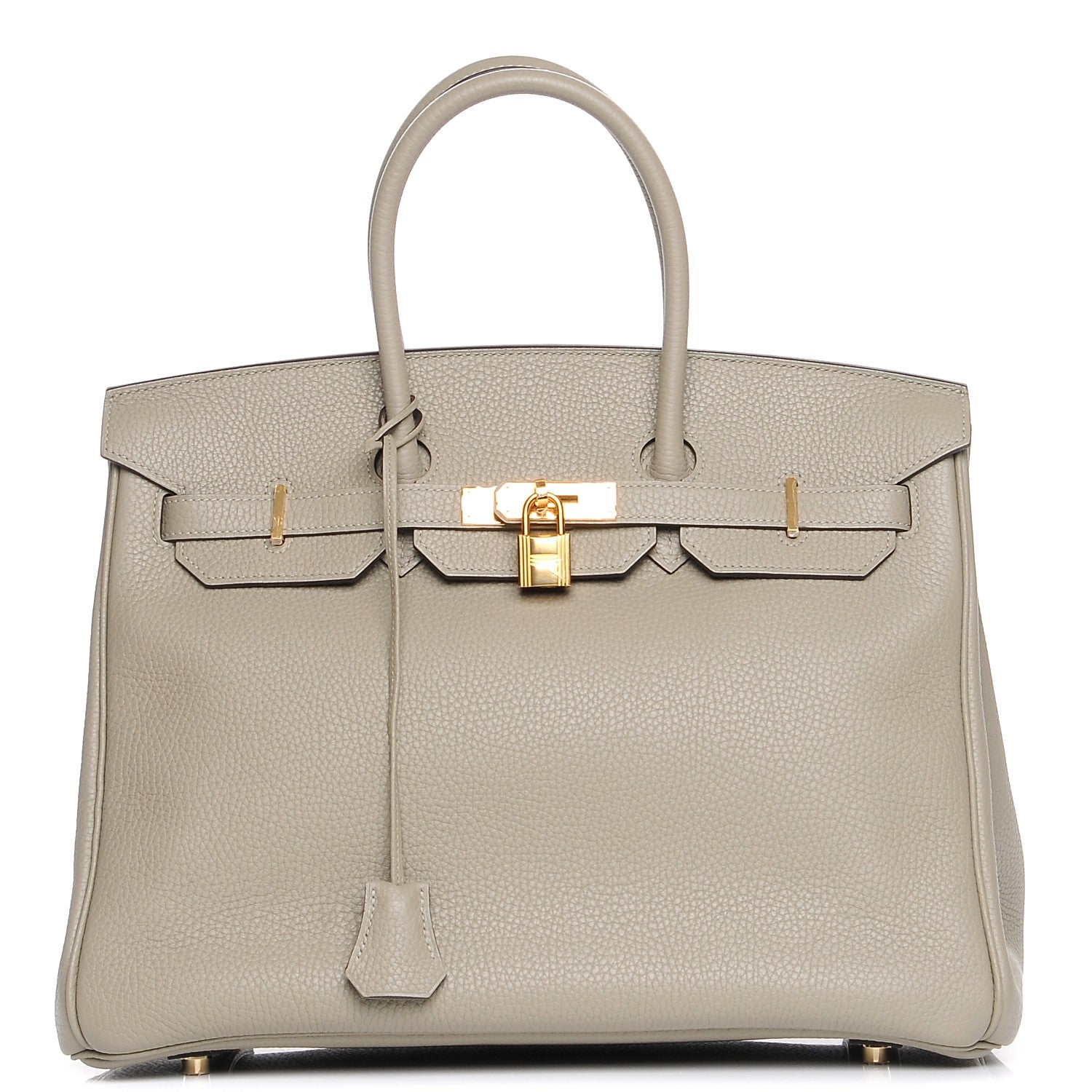 Hermes Taurillon Clemence Birkin 35 Sauge 1 of 27