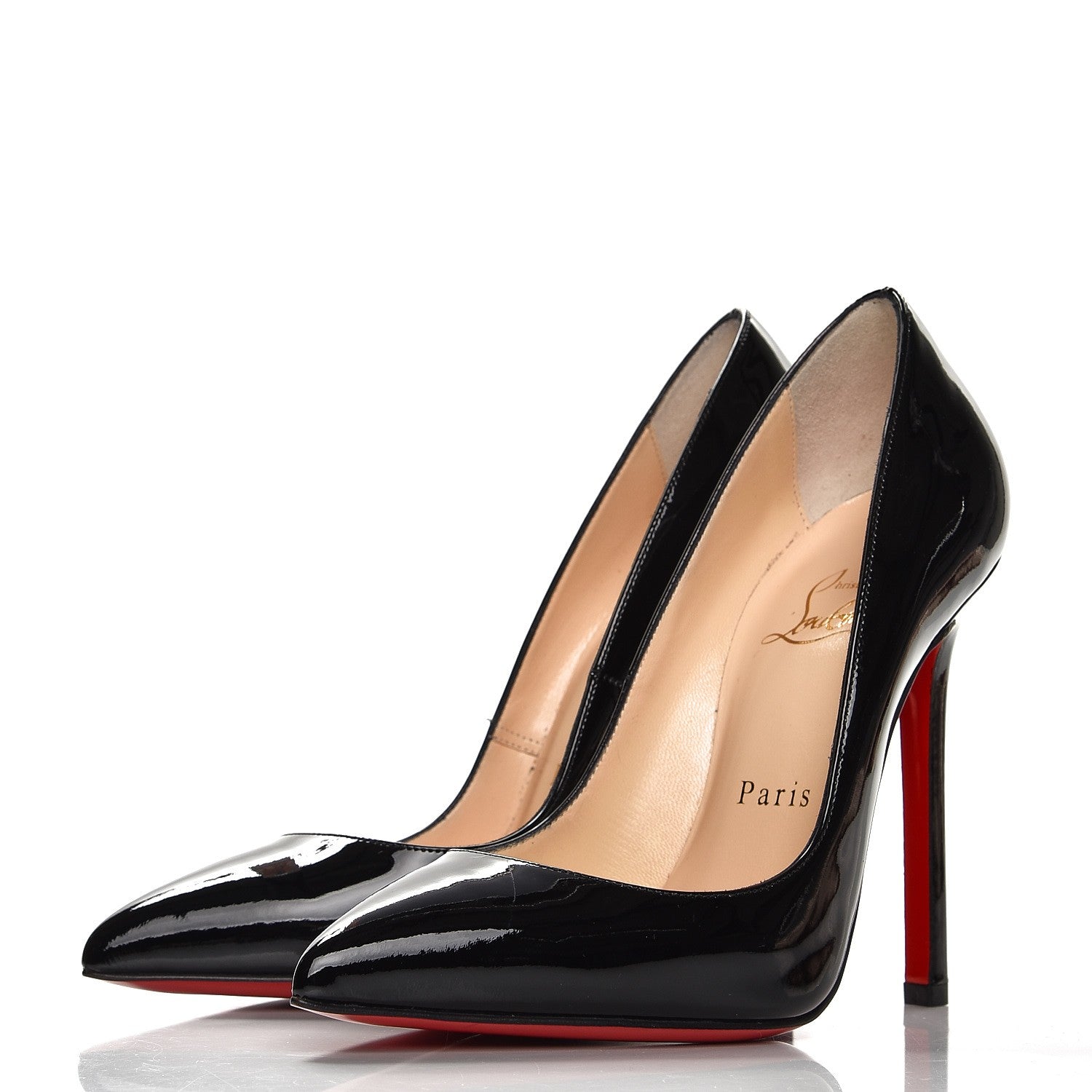 Christian Louboutin Patent Pigalle 120 Pumps 35.5 Black 2 of 9