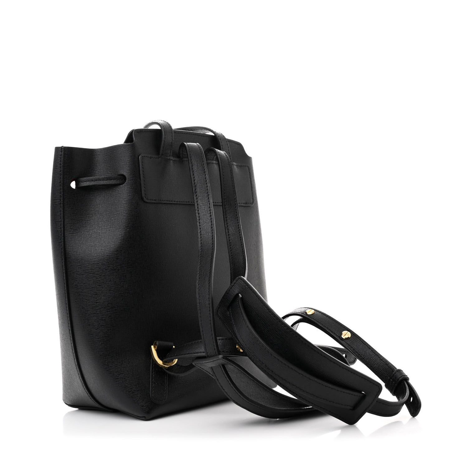 Saffiano Backpack Black Flamma
