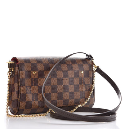 Louis Vuitton Damier Ebene Favorite PM 3 of 9