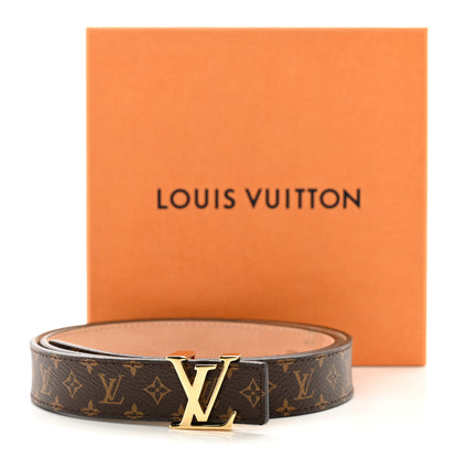 Louis Vuitton Mini Monogram 25mm LV Initiales Belt 80/32 7 of 7