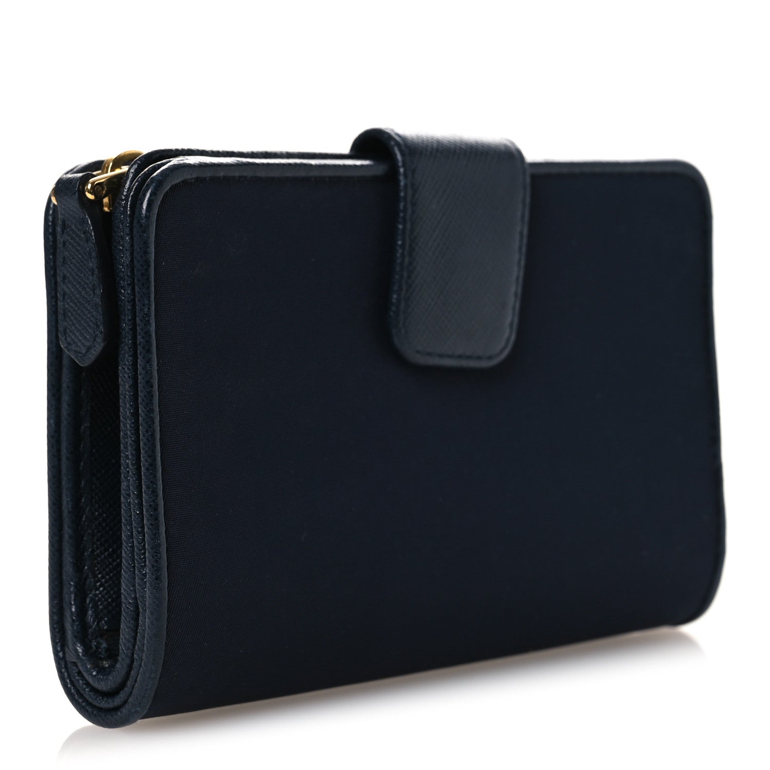 Prada Nylon Saffiano Metal Wallet Royal 3 of 10