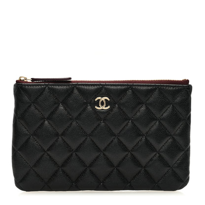 Chanel Caviar Quilted Cosmetic Case Black 1 of 7