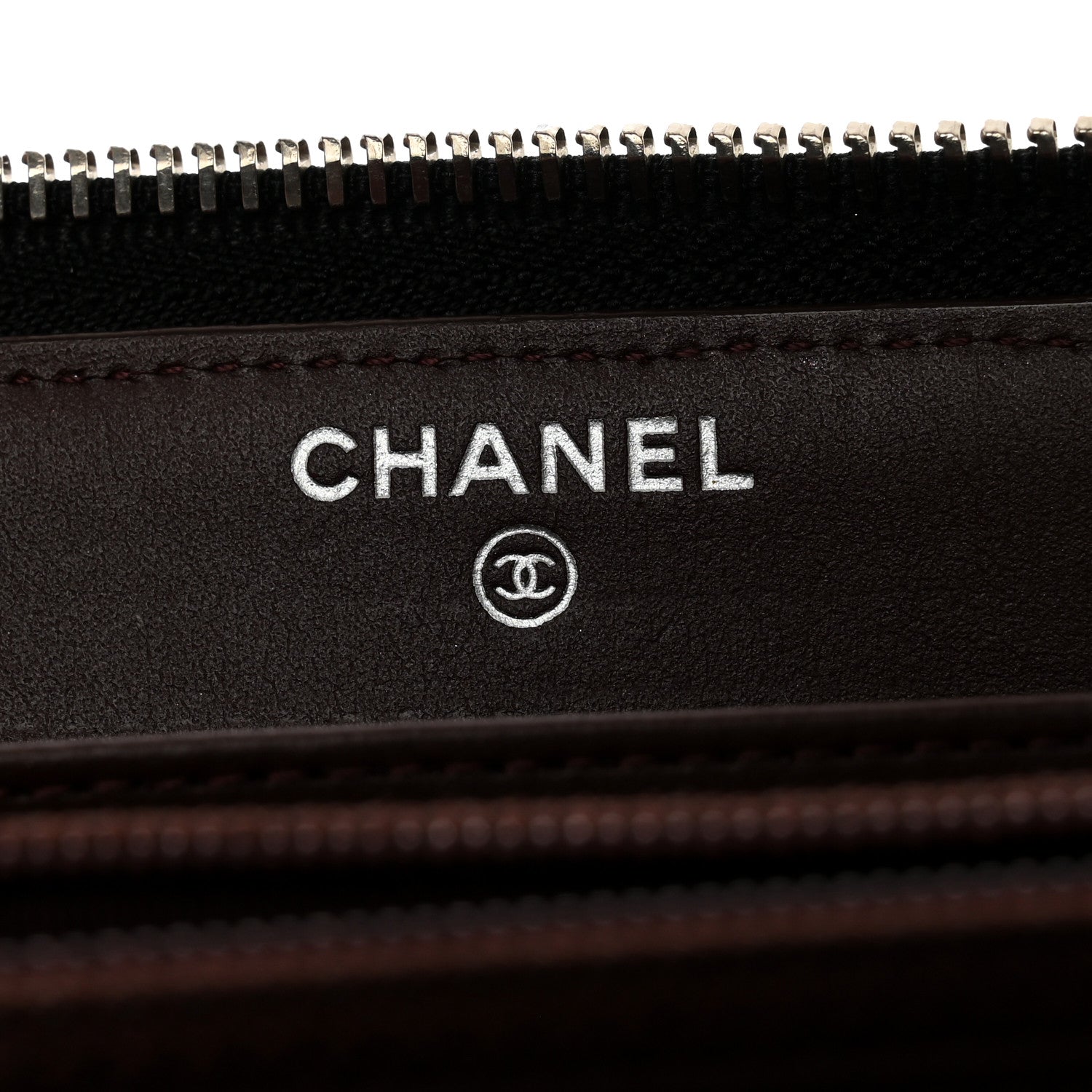 Chanel Caviar Quilted Large Gusset Zip Around Wallet Black 6 of 8