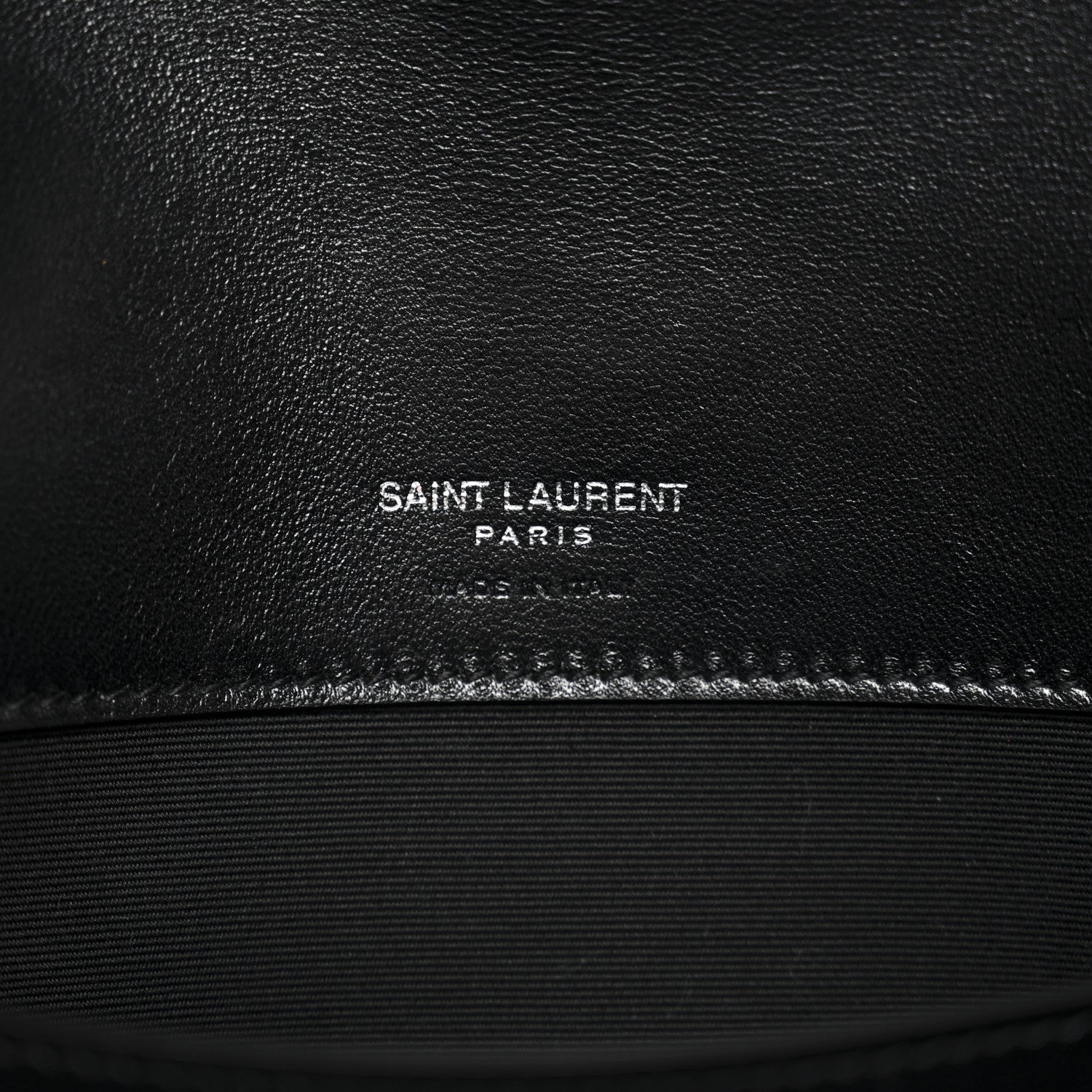 Saint Laurent Lambskin Chevron Quilted Medium Loulou Black 7 of 13